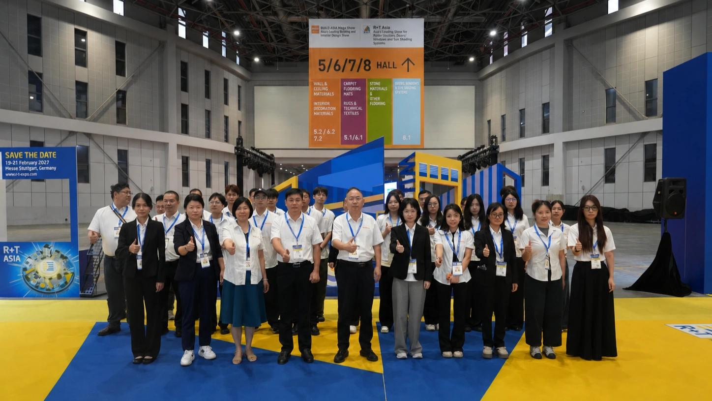 NewHoo group photo at the R+T Asia 2026 Exhibition